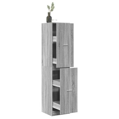 Dulap de farmacie, sonoma gri, 40x41x174,5 cm, lemn prelucrat GartenMobel Dekor