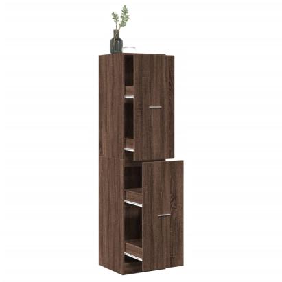 Dulap de farmacie, stejar maro, 40x41x174,5 cm, lemn prelucrat GartenMobel Dekor