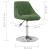 Scaune de sufragerie pivotante 6 buc, verde închis, catifea GartenMobel Dekor