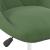 Scaune de sufragerie pivotante 6 buc, verde închis, catifea GartenMobel Dekor