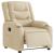 Fotoliu rabatabil electric, crem, material textil GartenMobel Dekor