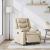 Fotoliu rabatabil electric, crem, material textil GartenMobel Dekor
