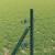 Gard Hexagonal  Verde 0.6x50 m Oțel, Stâlpi de Gard  13 buc Verde Ø32 mm 100 cm Oțel Galvanizat GartenMobel Dekor