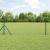 Gard Hexagonal  Verde 0.6x50 m Oțel, Stâlpi de Gard  13 buc Verde Ø32 mm 100 cm Oțel Galvanizat GartenMobel Dekor