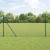 Gard Hexagonal  Verde 1,2x50 m Oțel, Stâlpi Gard  13 buc Verde Ø32 mm 170 cm Oțel galvanizat GartenMobel Dekor