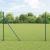 Gard Hexagonal  Verde 1.6x100 m Oțel, Stâlpi de Gard  13 buc Verde Ø32 mm 210 cm Oțel Zincat GartenMobel Dekor