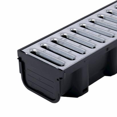 Canal drenaj max drain cu gratar otel zincat, 1000x114x78 mm, a15 MultiMark GlobalProd