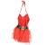 Costum Craciunita, 64 x 50 cm, EUR 36-42, 100% poliester, alb/rosu HausGarden Leisure