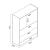Pantofar Sykkylven 81x63x24 cm alb [en.casa] HausGarden Leisure