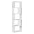 Raft carti Aneby W alb montabil pe perete [en.casa] HausGarden Leisure