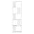 Raft carti Aneby W alb montabil pe perete [en.casa] HausGarden Leisure