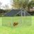 Cotet de exterior Bird 3 x 2 x 2 m otel/polietilena argintiu/verde inchis [pro.tec] HausGarden Leisure