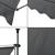 Copertina solara Tora 200 x 120 x 200-300 cm gri [pro.tec] HausGarden Leisure
