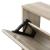 [en.casa] Pantofar Toni, 67 x 63 x 17 cm, PAL melaminat/ oglinda, Sonoma stejar, cu 2 compartimente depozitare, 6 perechi pantofi HausGarden Leisure