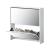 [en.casa] Pantofar Toni, 67 x 63 x 17 cm, PAL melaminat/ oglinda, alb cu 2 compartimente depozitare, 6 perechi pantofi HausGarden Leisure