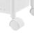Raft AATR-6504 pe roti 100 x 22 x 48 cm [en.casa] HausGarden Leisure