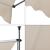 Copertina retractabila Wave 400 x 120 x  220 - 309 cm bej [pro.tec] HausGarden Leisure