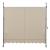 Copertina retractabila Wave 400 x 120 x  220 - 309 cm bej [pro.tec] HausGarden Leisure