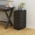 Dulap birou Kokar 69x28x41cm negru mobil cu 5 sertare [en.casa] HausGarden Leisure