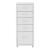 Dulap birou Kokar 69x28x41cm alb mobil cu 5 sertare [en.casa] HausGarden Leisure