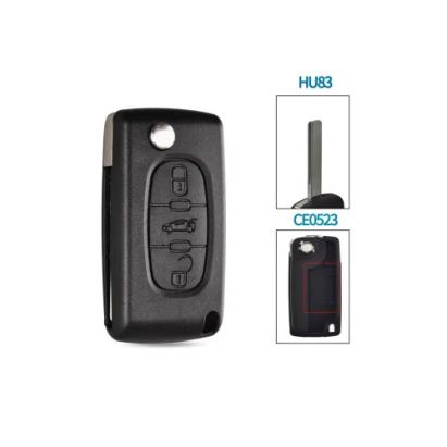 Carcasa telecomanda compatibila Peugeot / Citroen  , cu lamela, Cod: 1112-VA2 Automotive TrustedCars