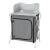 Dulap camping ACSL-16012 gri inchis 109,5 x 70 x 52 cm [en.casa] HausGarden Leisure
