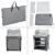 Dulap camping ACSL-16012 gri inchis 109,5 x 70 x 52 cm [en.casa] HausGarden Leisure