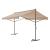 Copertina pavilion gradina Selenizza 400x300x260cm culoarea nisipului [pro.tec] HausGarden Leisure