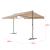 Copertina pavilion gradina Selenizza 400x300x260cm culoarea nisipului [pro.tec] HausGarden Leisure