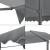 Copertina pavilion gradina Selenizza 400x300x260cm gri inchis [pro.tec] HausGarden Leisure