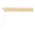 Paravan solar Bitonto 250 x 200 cm galben/alb unghi inclinare reglabil [en.casa] HausGarden Leisure