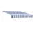 Paravan solar Bitonto 250 x 200 cm albastru/alb unghi inclinare reglabil [en.casa] HausGarden Leisure