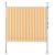 [pro.tec]® Copertina paravan solar 200 GW, 200 x 120 x 220-309 cm, otel/poliester, galben/alb HausGarden Leisure