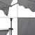 Copertina protectie solara Toronto gri medium 200 x 120 x 220-309 cm [pro.tec] HausGarden Leisure