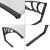 Garaj masina de tuns iarba ABMG-9700 policarbonat 78 x 103 x 45,5 cm [casa.pro] HausGarden Leisure