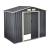 Magazie gradina ACMH-250X4 cu usi glisante  213 x 127 x 185 cm gri inchis [en.casa] HausGarden Leisure