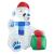 Figurina Craciun Urs polar gonflabil iluminata cu LED [en.casa] HausGarden Leisure