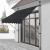 Copertina protectie solara Toronto negru 250 x 120 x 220-309 cm [pro.tec] HausGarden Leisure