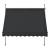 Copertina protectie solara Toronto negru 250 x 120 x 220-309 cm [pro.tec] HausGarden Leisure
