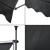 Copertina protectie solara Toronto negru 250 x 120 x 220-309 cm [pro.tec] HausGarden Leisure