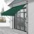 Copertina protectie solara Toronto verde inchis 150 x 120 x 220-309 cm [pro.tec] HausGarden Leisure