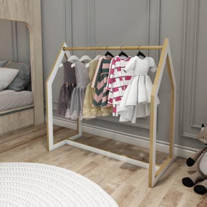 Garderobenständer Værløse 78x75x35cm [en.casa] HausGarden Leisure