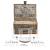 [casa.pro]® Cos picnic 4 persoane,  40 x 28 x 19 cm, rachita/poliuretan-imitatie piele/textil, gri HausGarden Leisure