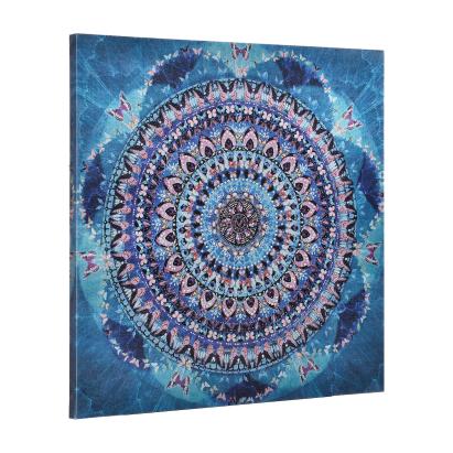 [art.work] Fotografie de perete decorativa - Model 7 abstract - imprimat panza in, cu rama ascunsa  - 90x90x3,8cm HausGarden Leisure