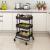 Carucior servire Pyhanta 78,5x46x35cm negru mat [en.casa] HausGarden Leisure