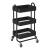 Carucior servire Pyhanta 78,5x46x35cm negru mat [en.casa] HausGarden Leisure