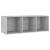 Dulapuri TV, 2 buc., gri beton, 107x35x37 cm, lemn prelucrat GartenMobel Dekor