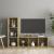Dulapuri TV, 2 buc stejar sonoma, 107x35x37 cm, lemn prelucrat GartenMobel Dekor