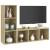 Dulapuri TV, 2 buc stejar sonoma, 107x35x37 cm, lemn prelucrat GartenMobel Dekor