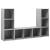 Dulapuri TV, 3 buc gri beton, 107x35x37 cm, lemn prelucrat GartenMobel Dekor